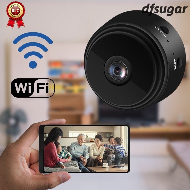PROMO SPESIAL AKHIR TAHUN A9 CCTV Mini Kamera Pengintai Wifi HD 1080P Yang Baru Ditingkatkan Lampu C