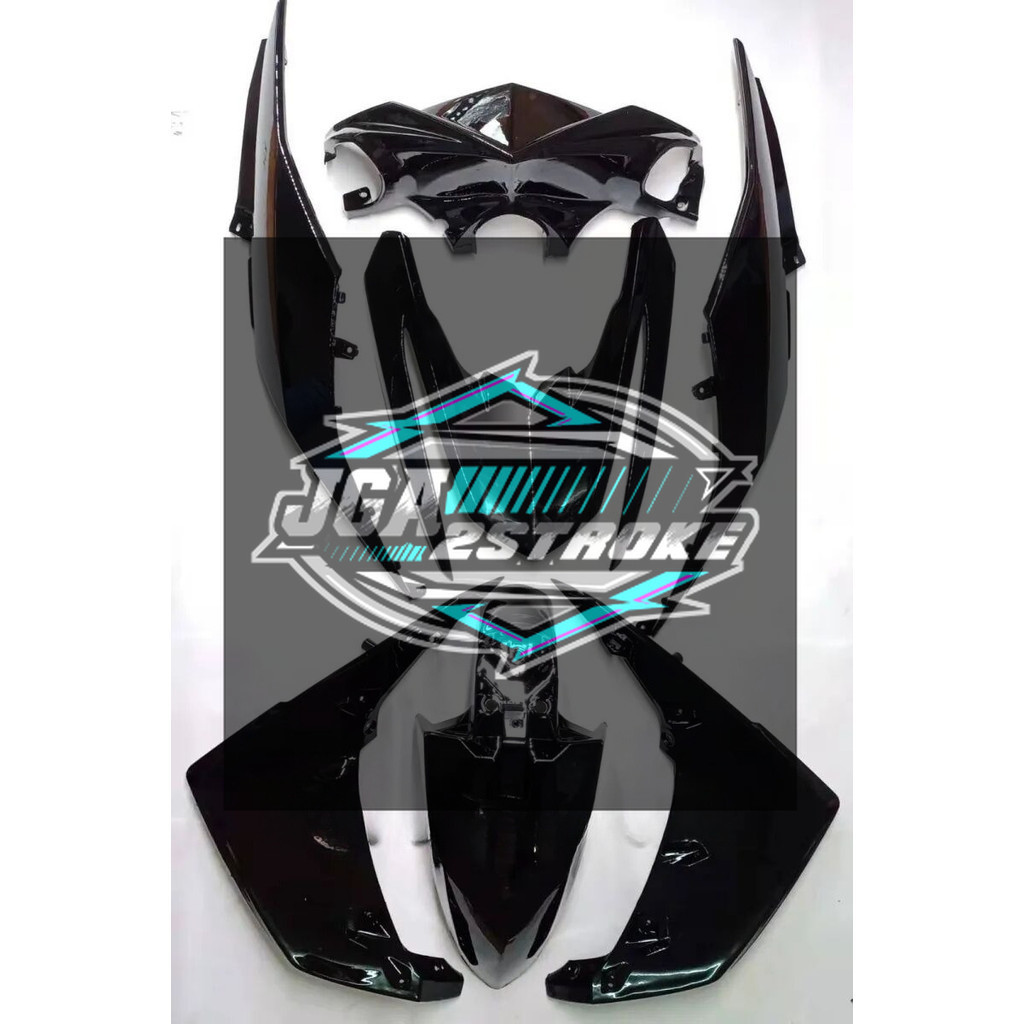 COVER BODY HALUS YAMAHA MIO M3 MIO Z 125 FULLSET BODI SET MIO Z MIO M3 125 WARNA HITAM
