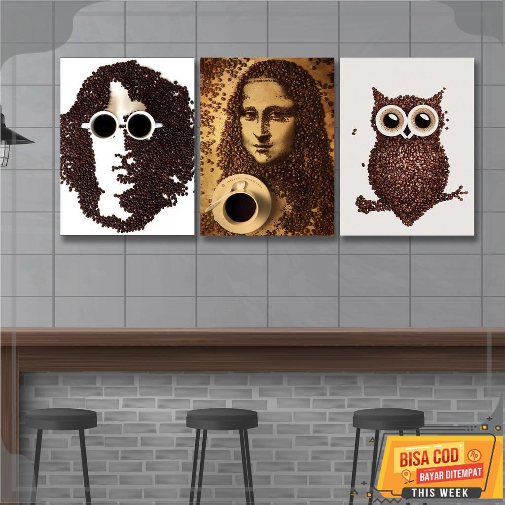 Hiasan Dinding Wall Decor MDF152 Pajangan Poster Dekorasi Kamar Rumah Coffee Art Kopi