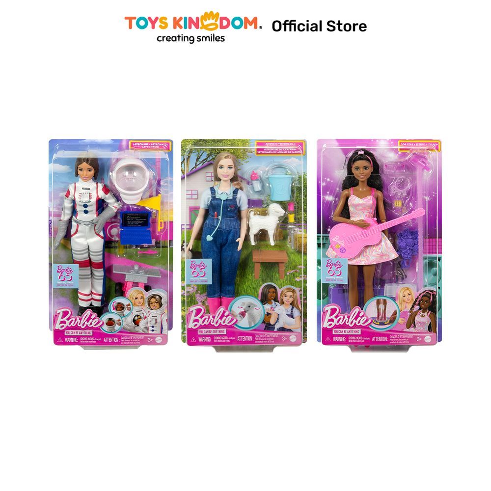 Toys Kingdom Barbie Set Boneka 65Th Anniversary Random Toys Kids Toy Boneka Karakter Doll Mainan Koleksi Anak