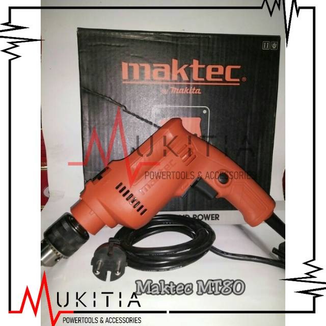 (MURAH) Hammer Drill Mesin Bor Maktec MT80 MT 80B Mesin Bor Listrik Bor Tembok Impact Drill13mm