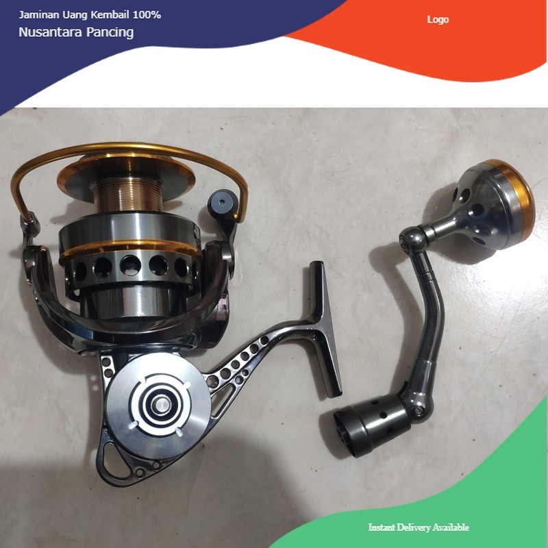 Reel Laut Tornado 10000 Power Handle Full Metal