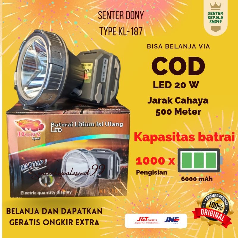 Dony Senter Kepala type KL-187 | 20W