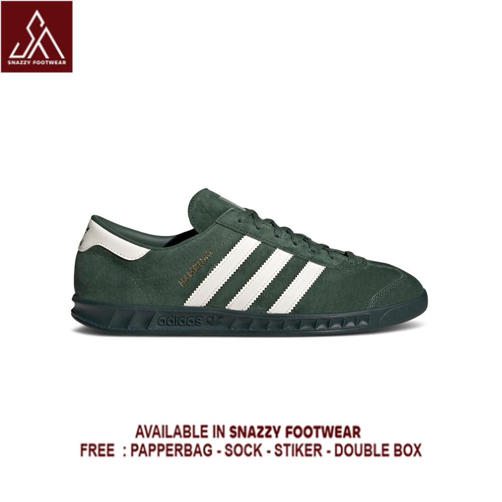 Sepatu Sneakers Adidas Hamburg Green Oxide 100% Original Unisex