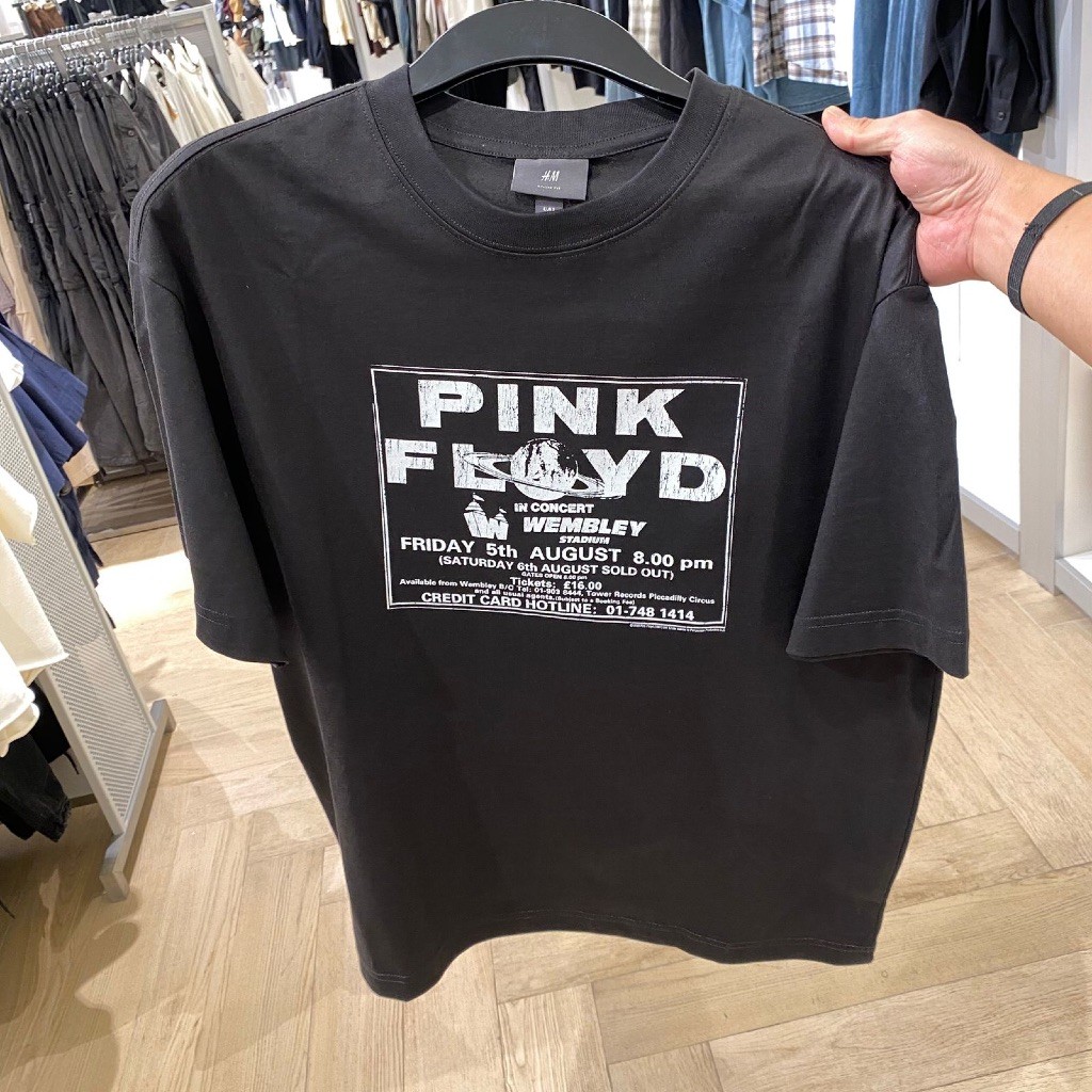 ORI  Tshirt Loose Fit H&M X Pink Floyd (MAN)