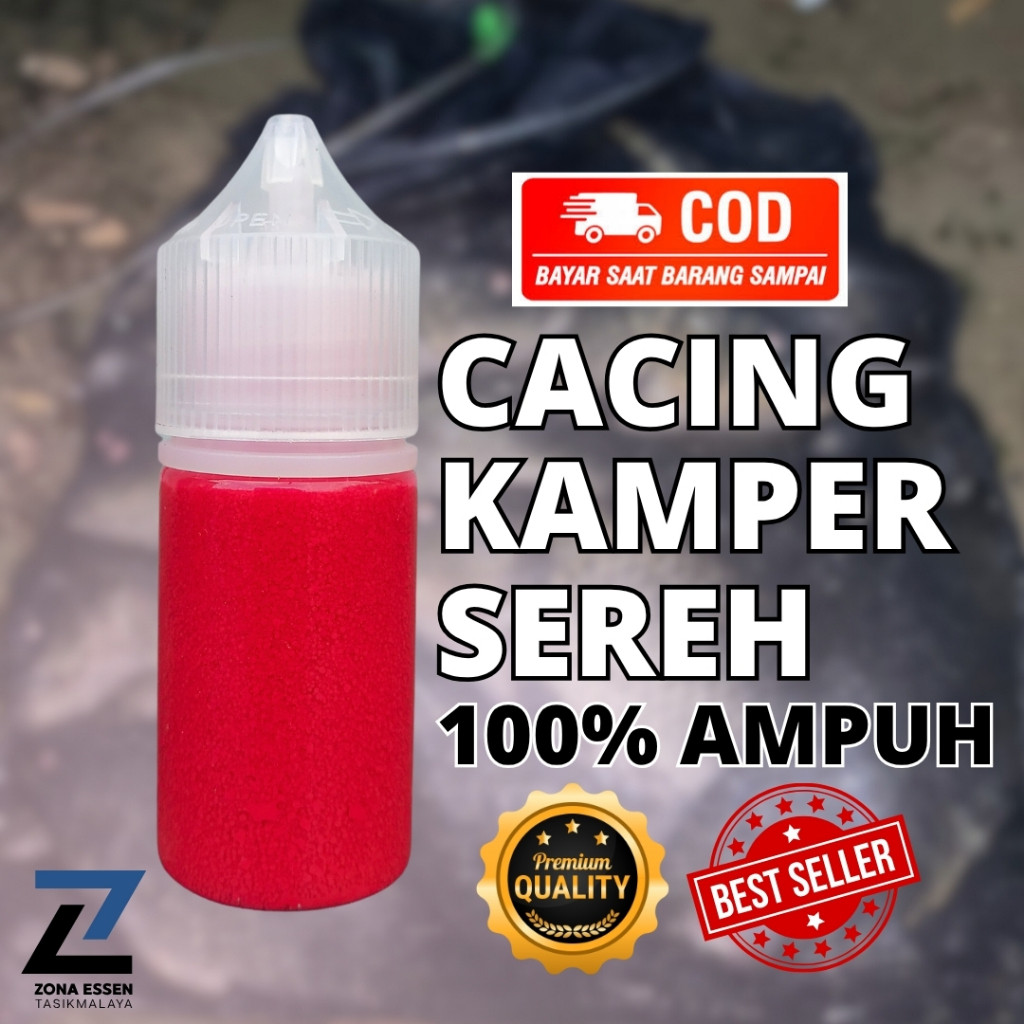 Essen Oplosan Umpan Mancing Aroma Cacing Kamper Sereh 100% Ampuh Untuk Galapungan Atau Galatama Coco
