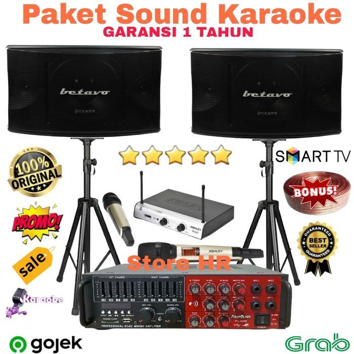 Paket sound System karaoke betavo 10 inch siap pakai