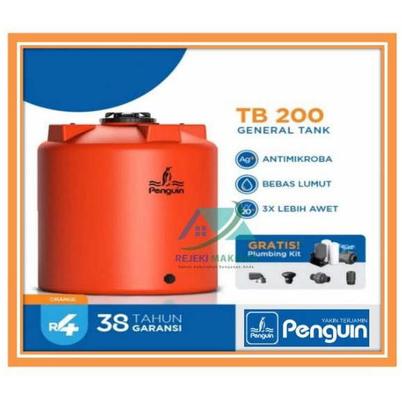 Toren Air Penguin 2000 liter TB 200 / Tangki Air Penguin 2000 lt
