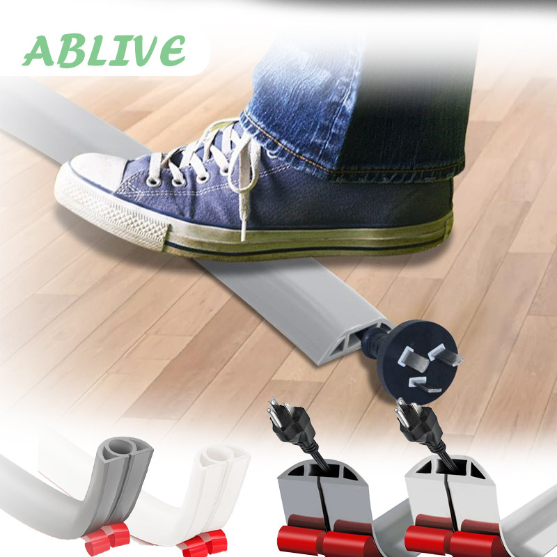 Sleeve Penutup Karet Pelindung Kabel 1 Meter Cable Organizer Management Kabel Pelindung Kabel Listri