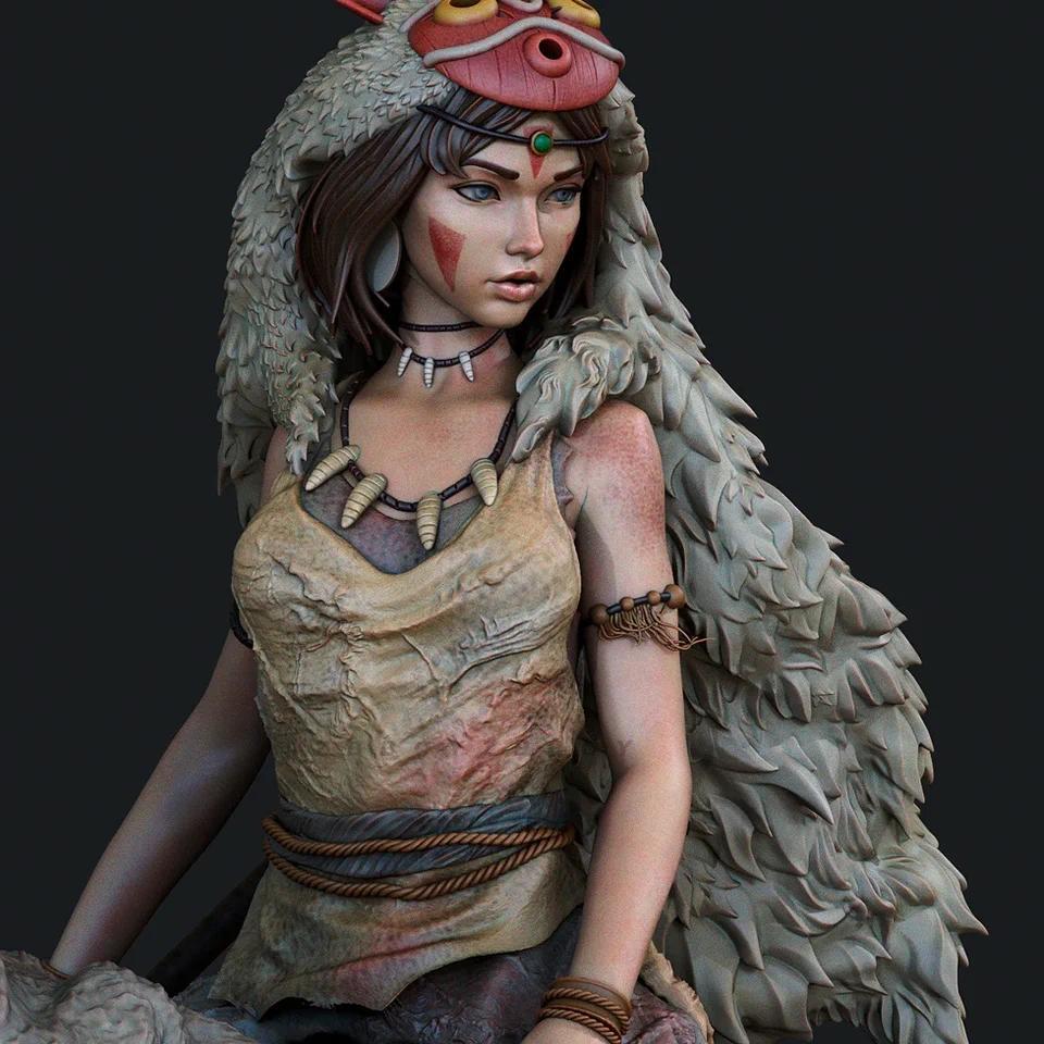 Overall heights 90mm 120mm Resin model kits figure beauty colorless and self-assembled 3D Printing T