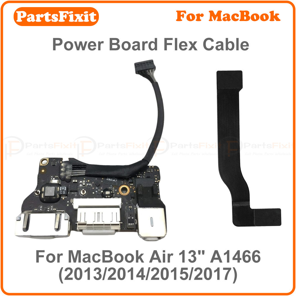 DC Jack Auo USB Board Cable For MacBook Air 13" A1466 2013 2014 2015 2017 Replacement Power Board Fl
