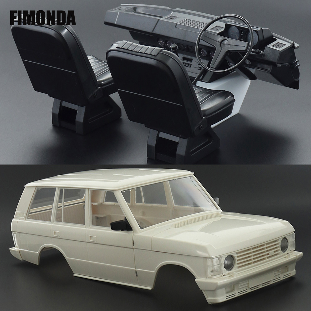 313mm Wheelbase ABS Hard Body Set / Instrument Desk Seat Interior for 1/10 RC Crawler Axial SCX10  T