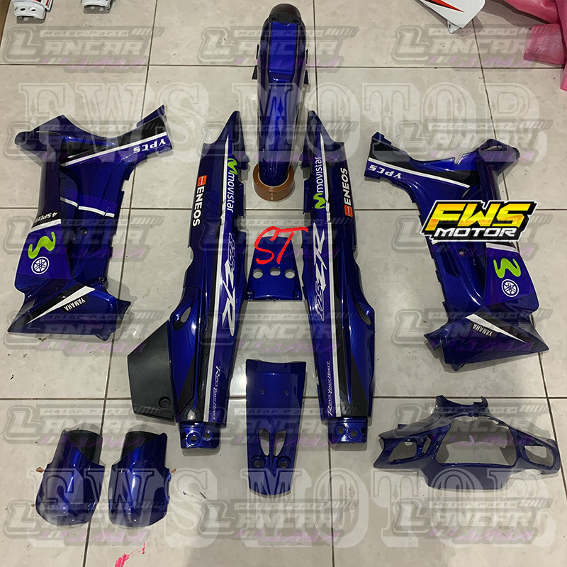 Fullset Body halus Fizr Biru Movistar Variasi 125 Z PNP Fizr ST