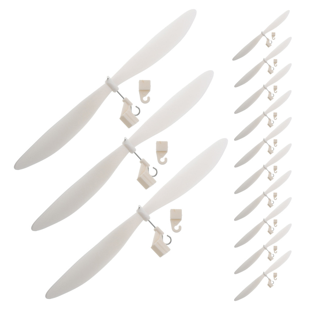 20Pcs Airplane Propeller Mini Plastic Replacement Spare Parts 707 Inch Rubber Band Powered Glider Pl
