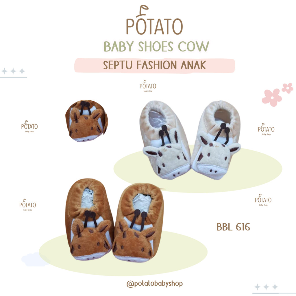 Fashion Baby Shoes Cow - Sepatu Fashion Baby GIrl/Boy (BBL.616)