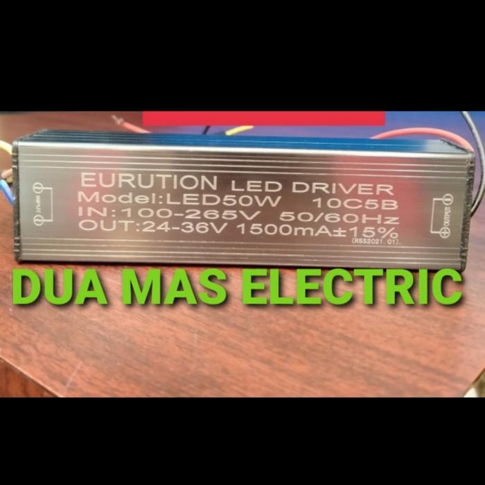 BALLAST TRAVO ADAPTOR TRAFO LED DRIVER LAMPU SOROT PJU 50 W 50 WATT - Travo 100W