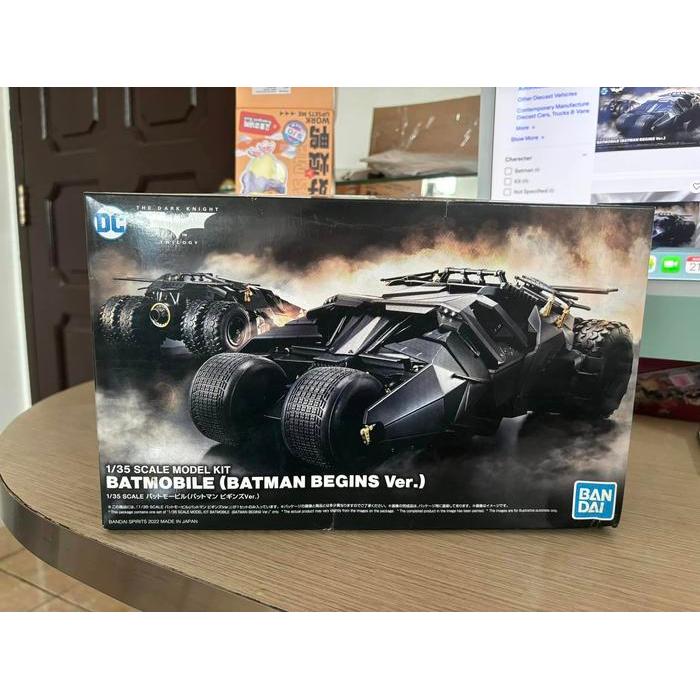 Bandai 1/35 Scale Model Kit Batmobile Batman Begins Ver Plastik PStore27