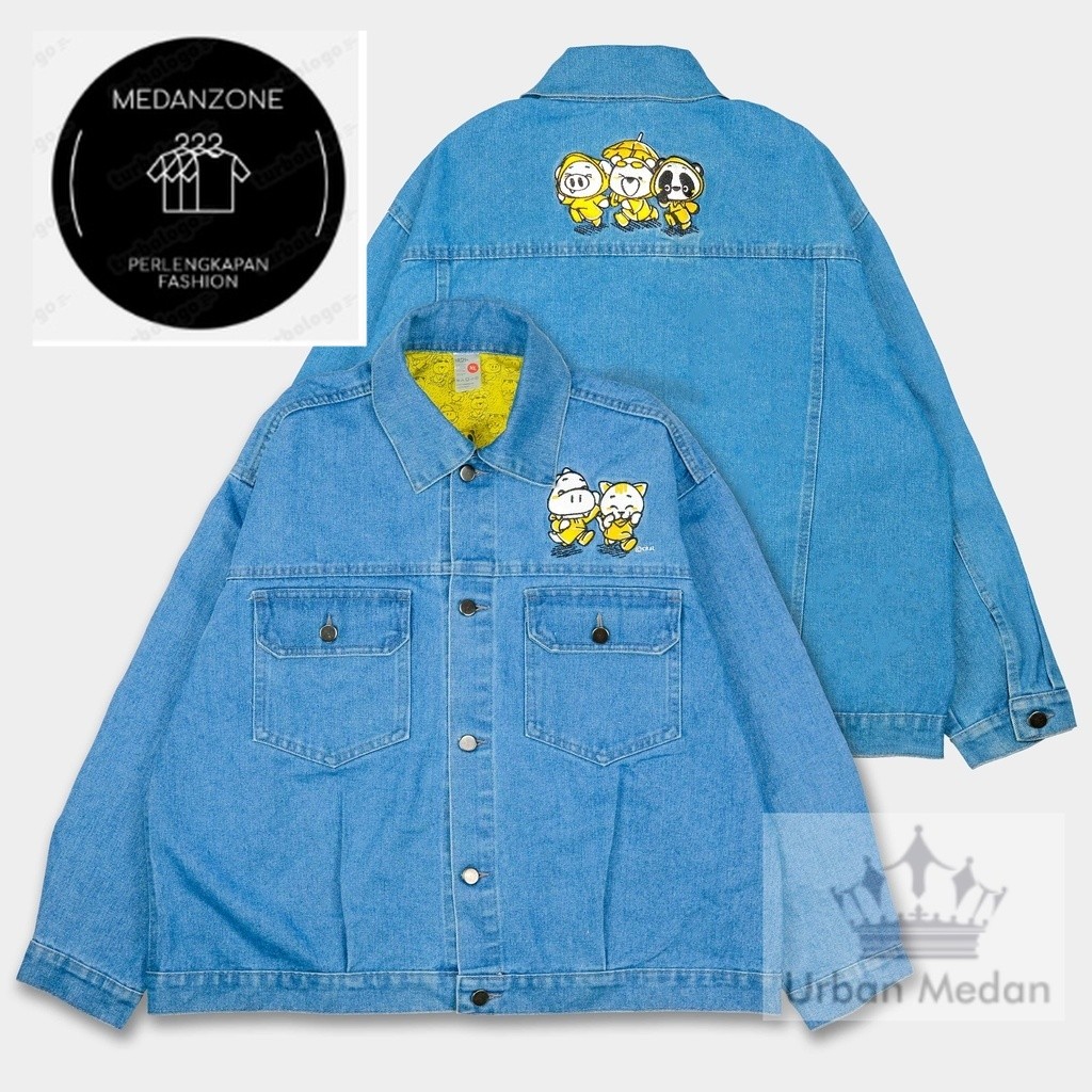 CRSL Huddle Jacket | Blue Denim | Jaket Denim | Jaket Pria | Jaket Wanita
