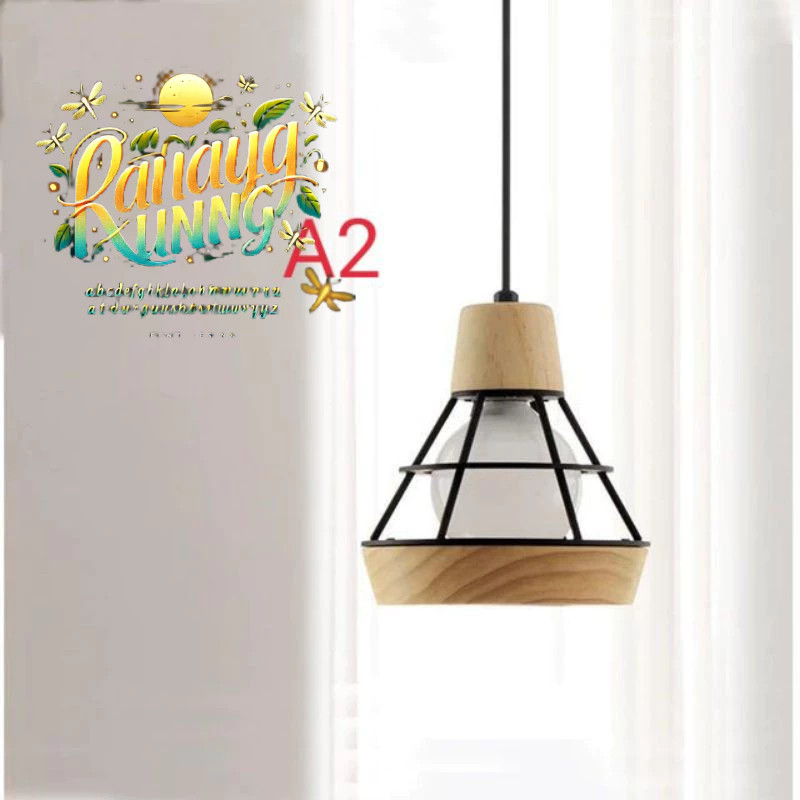 LAMPU GANTUNG HIAS VINTAGE RETRO INDUSTRIAL GILUTA