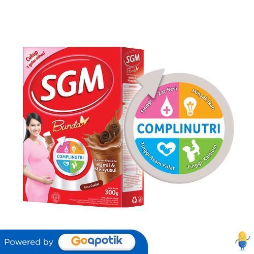 Sgm Bunda Hamil Dan Menyusui Coklat 300 Gram Box