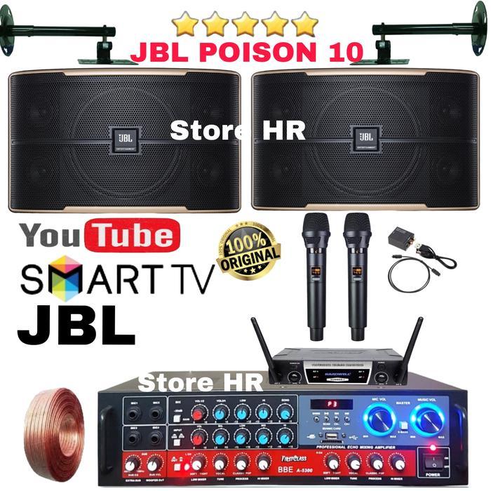 PAKET SOUND SYSTEM KARAOKE JBL10 INCH ORIGINAL Bluetooth Speaker Wireless Bass
