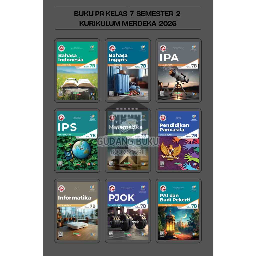 BUKU PR/LKS  SMP Kelas 7 Semester 2 Intan Pariwara  Tahun 2026
