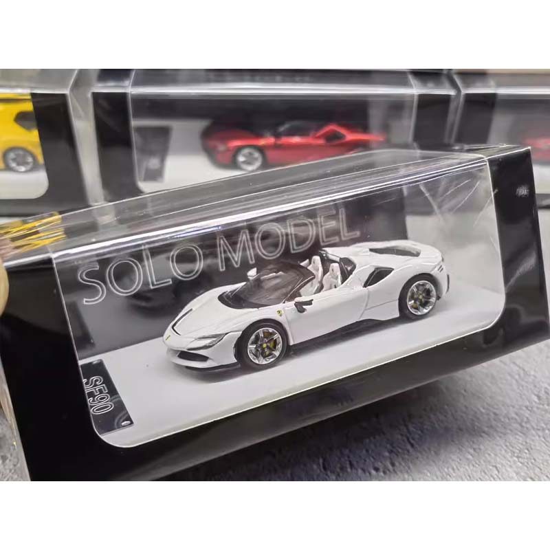 Limited Sale Solo 1:64 Ferrari Serie SF90 Alloy Car Model Toys Die-cast Car Model Decoration Miniatu
