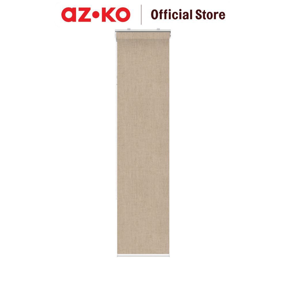 AZKO Arai 45X185 cm Roller Blind Dimout - Cokelat Tirai Gulung JendelaCurtain Roller Blind Aesthetic