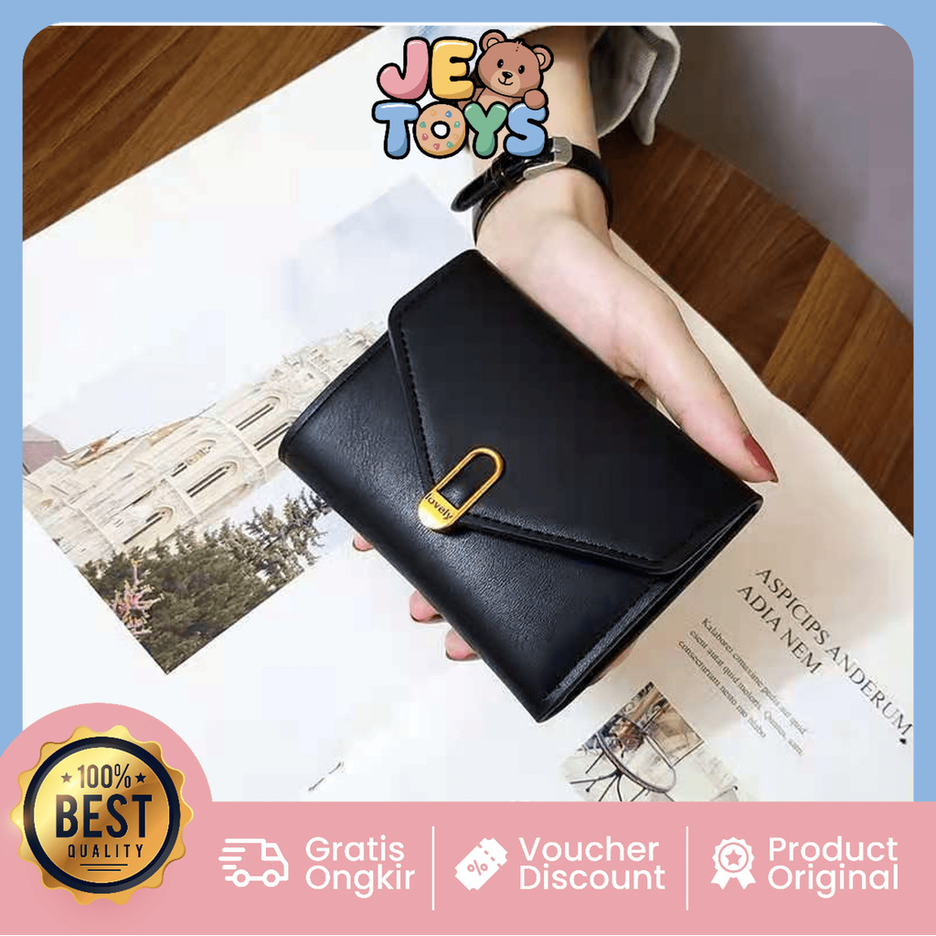 JE TOYS D5150 Dompet Lipat Wanita Dompet Kartu Wanita Dompet Wanita Import Dompet Mini Wanita
