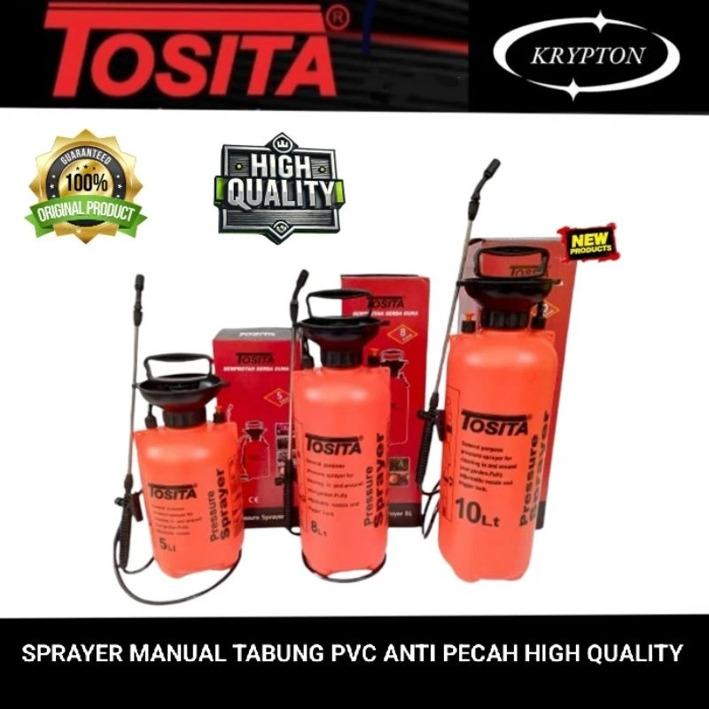 Alat Semprotan Hama Tanaman 10 Liter Disinfektan Pressure Sprayer Manual Alat Semprot TOSITA