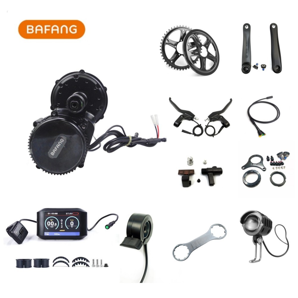 Bafang 750w 48v kit Complet Mid Drive Motor 8fun BBS02 Bicycle Electric eBike Conversion Kit Powerfu