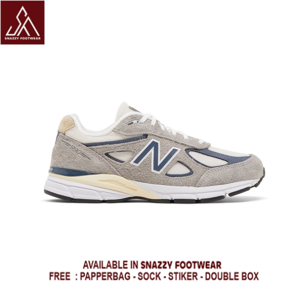 Sepatu Sneakers New Balance  990 V4 x Teddy Santis Grey Day 100% Original Unisex