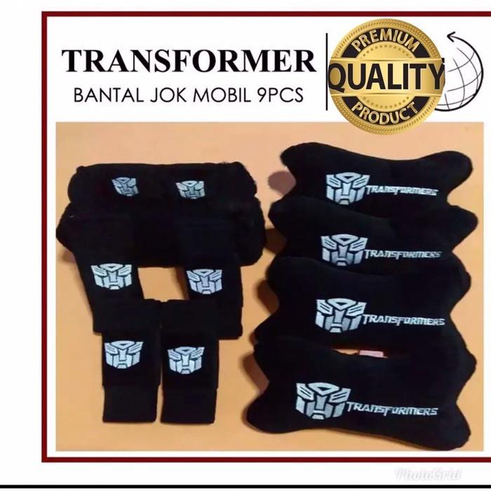 Bantal Jok Mobil Set 9 / Bantal Leher Mobil / Bantal Kepala - AVANZA
