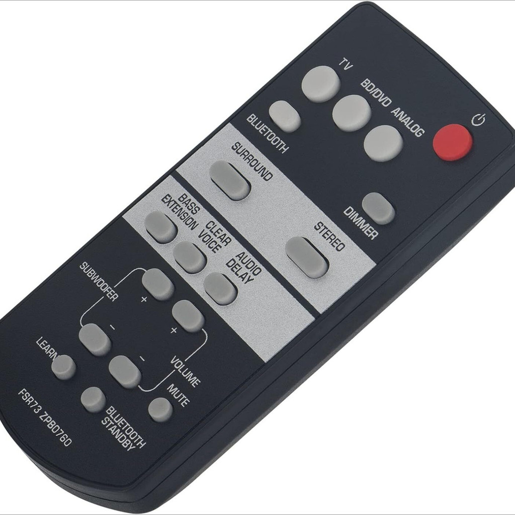 New Remote Control For Yamaha FSR73 & ZP80760 YAS-105 SRT-700 ATS-1050 AV Receiver