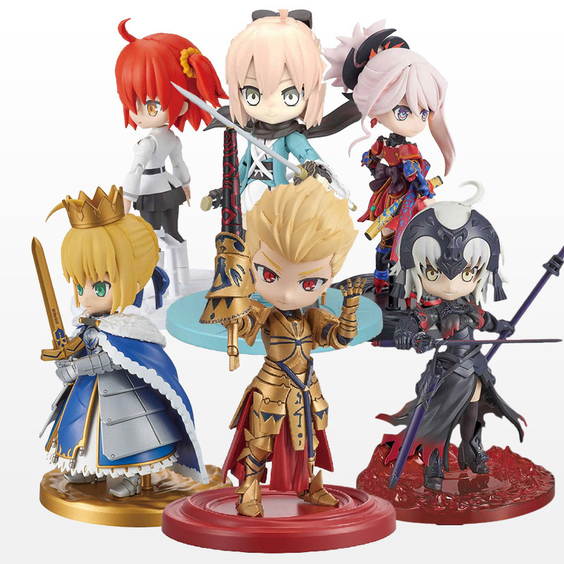 Bandai FGO Nero Jeanne Mash Kyrielight Miyamoto Musashi Fujimaru Ritsuka Okita Souji Saber Assembled