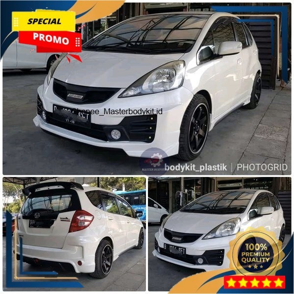 (Ready Stok) FULL SET BEMPER JAZZ GE8 i-VTEC TAHUN 2008 - 2014 MUGEN RS BEMPER DEPAN BELAKANG JAZZ G