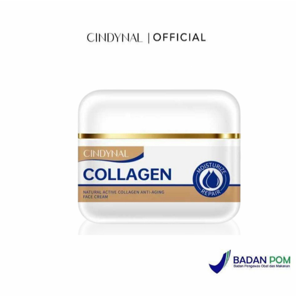 Cindynal Collagen Cream Siang Malam Retinol Cream Anti Aging Perbaikan Retinol Night Cream Whitening