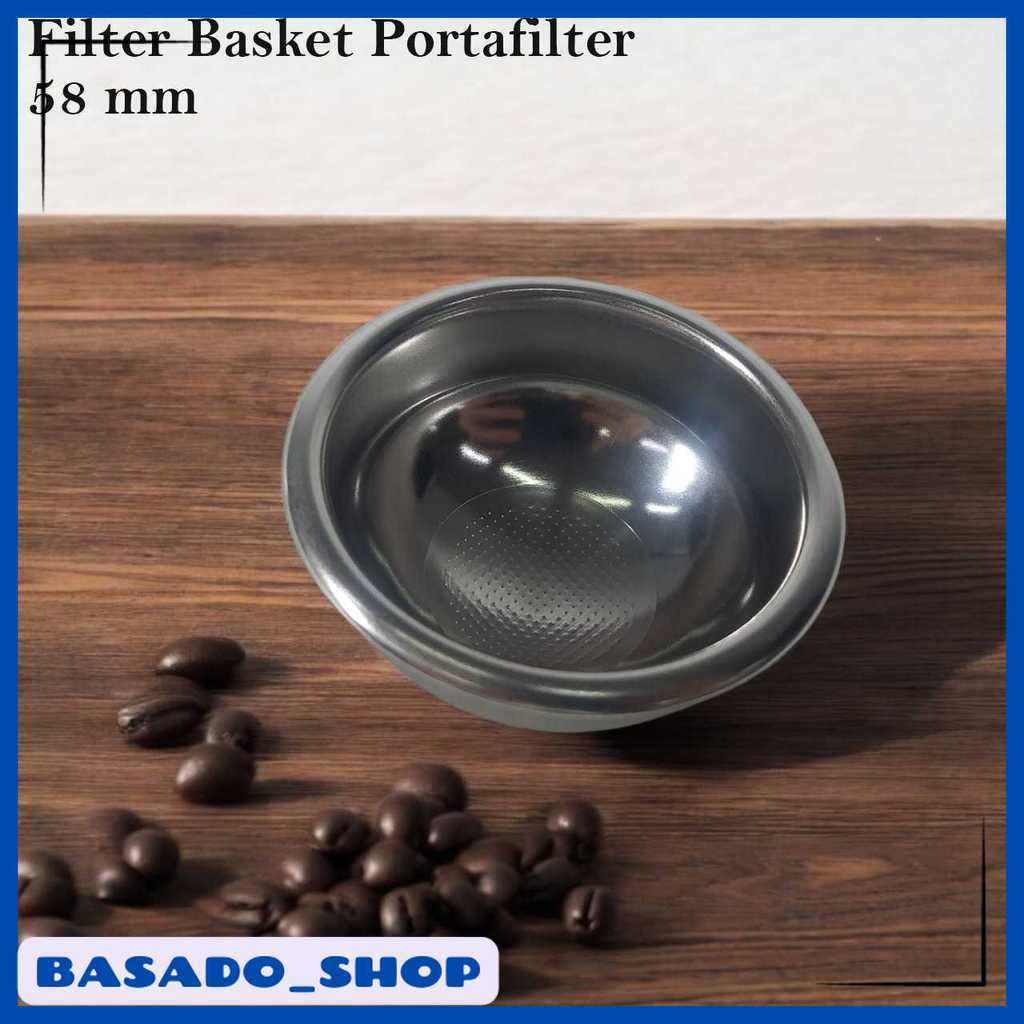 Filter Basket Portafilter Spherical Coffee Bowl 58mm 1 Cup - DWL-52P