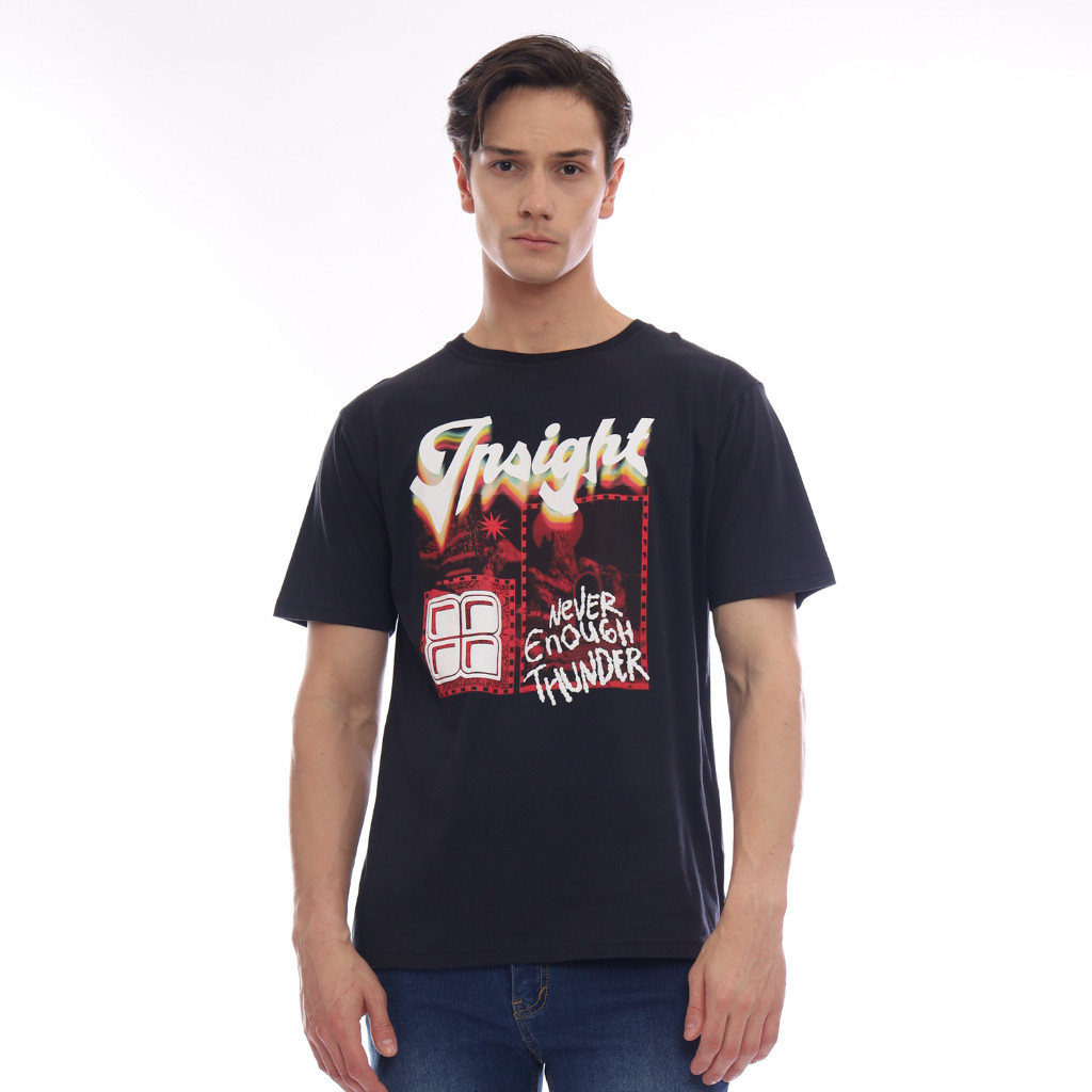 ORI Insight Kaos Lengan Pendek Pria Nebulas Tee Planet Surf