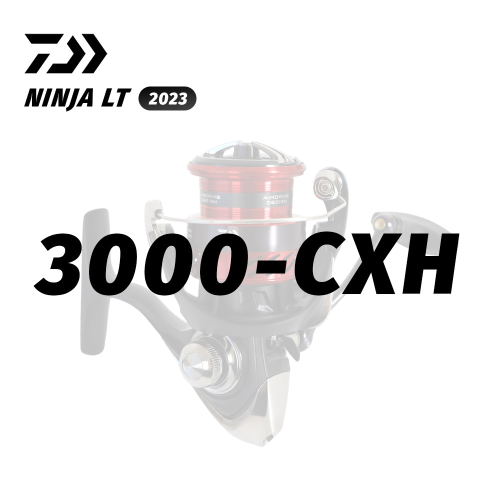 Daiwa Original 2023 Ninja Spinning Fishing Reel 4BB Gear Ratio 5.2-6.2:1 Max Drag 5-12kg Air Drive D