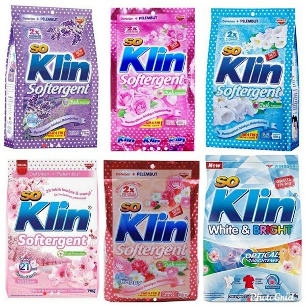 ZOEWSHOP SOKLIN SOFTERGENT 720gr DETERJEN BUBUK KEMASAN SABUN CUCI DETERGENT POWDER PERAWATAN RUMAH 