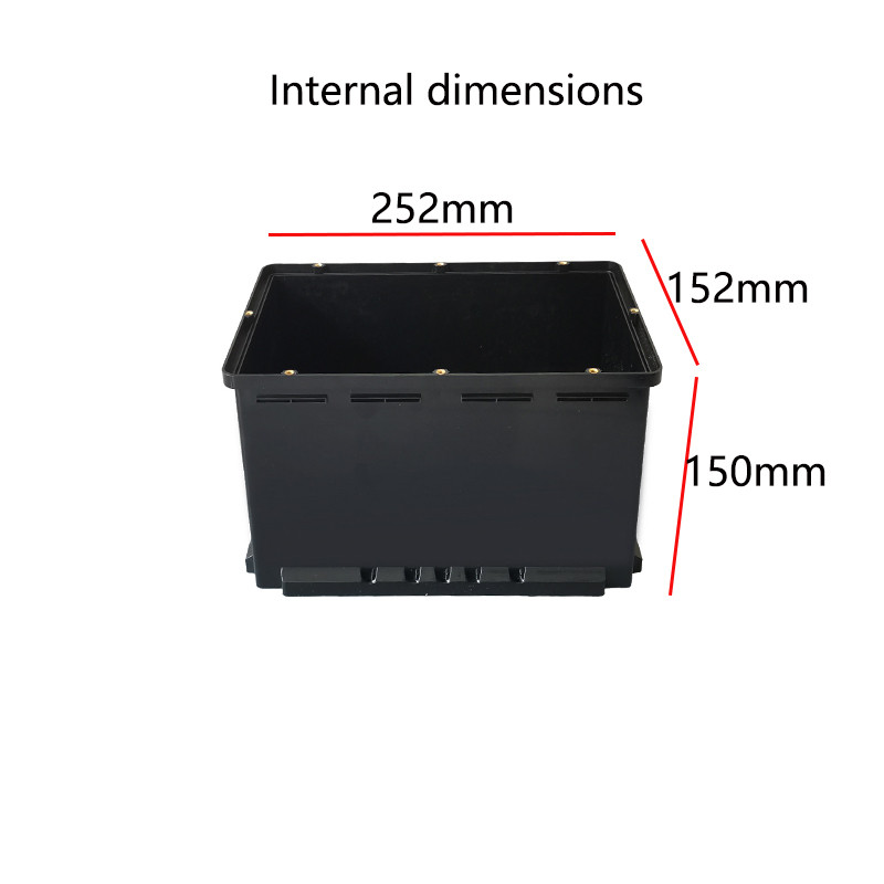 12V 24V car starter battery storage box screw waterproof plastic box 3S lithium ion 4S/8S Lifepo4 ba
