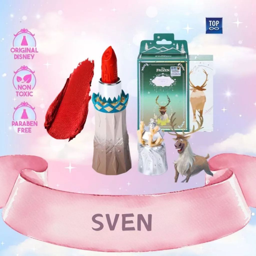 DISNEY PRINCESS Frozen Fairytale Lipstick Set Sven | Lip Balm Anak-Anak | Lipstik Anak-Anak BPOM