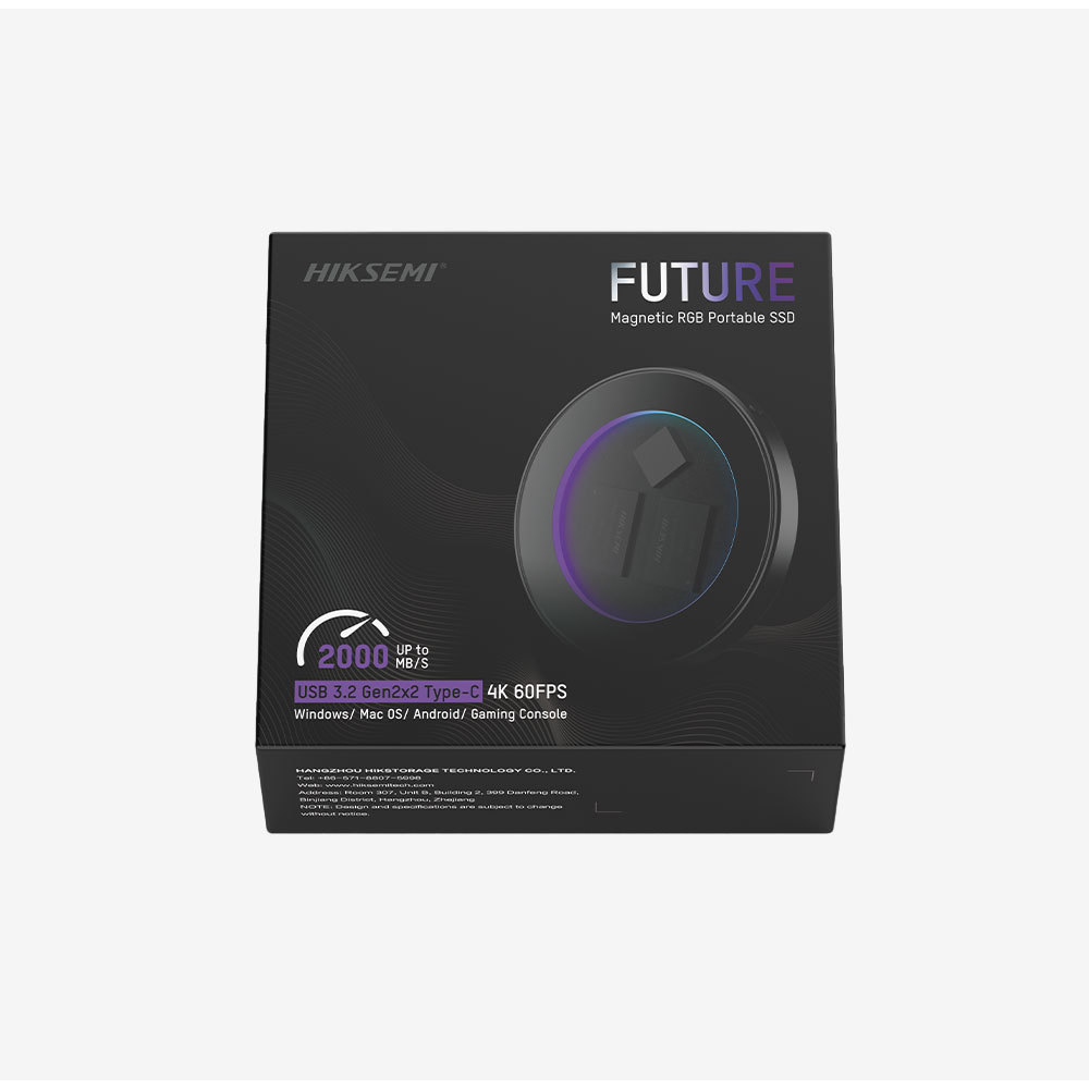 HIKSEM M2 2230 NVMe SSD Enclosure 1TB  USBC 32 Gen2 10Gbps, MagSafe for iPhone 16 Pro Max ProRes, Co