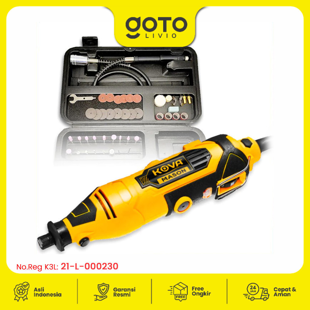 Kova Mason Gerinda Bor Mini Tuner Set 40 Pcs Mini Die Grinder