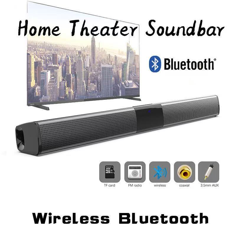 Soundbar Home Theater Sound System Bluetooth Speakers Computer Speakers Wireless Remote Control RCA 