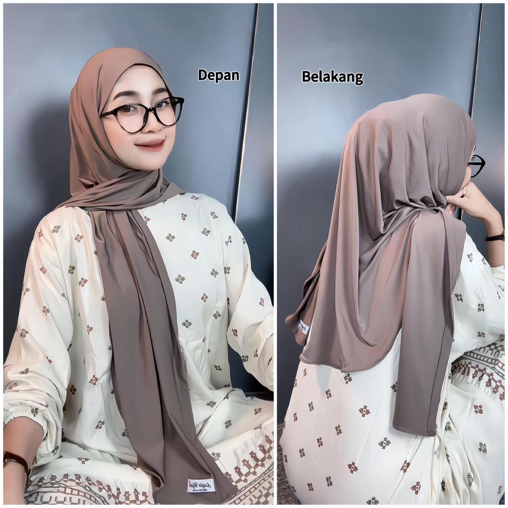 HIJAB INSTAN OVAL JERSEY / HIJAB PASHMINA INSTAN KAOS JERSEY/ PASHMINA INSTAN KEKINIAN