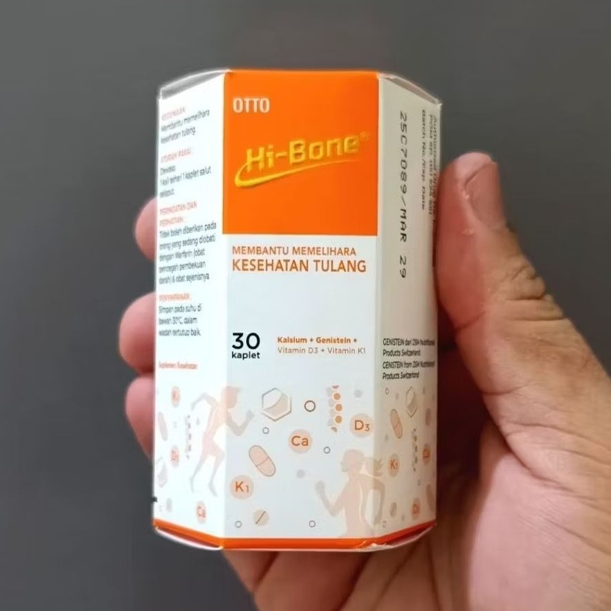 HI-BONE 300 BOTOL 30 KAPLET / HI BONE KUNING