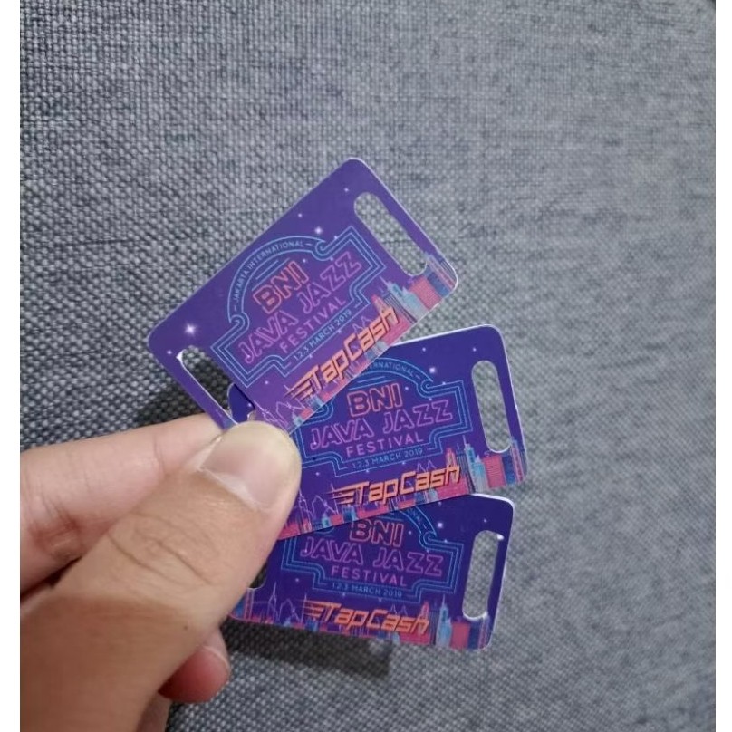 TapCash BNI JAVA JAZZ 2019 Mini Card | Edisi Langka Koleksi Unik & Estetik Murah