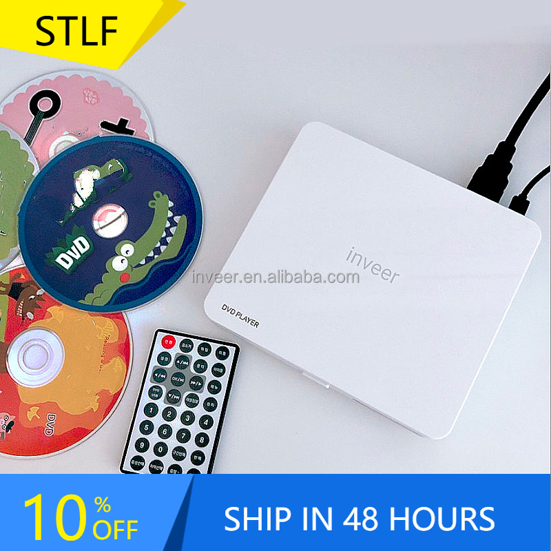 Inveer Bluetooth Transmitter  Portable DVD Player with 2W Speaker CD Player Function Model M3BT Home